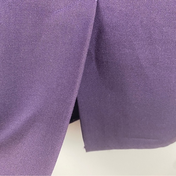 VINTAGE Jones Wear Purple Wool Pencil Skirt Size 18 - Picture 6 of 9